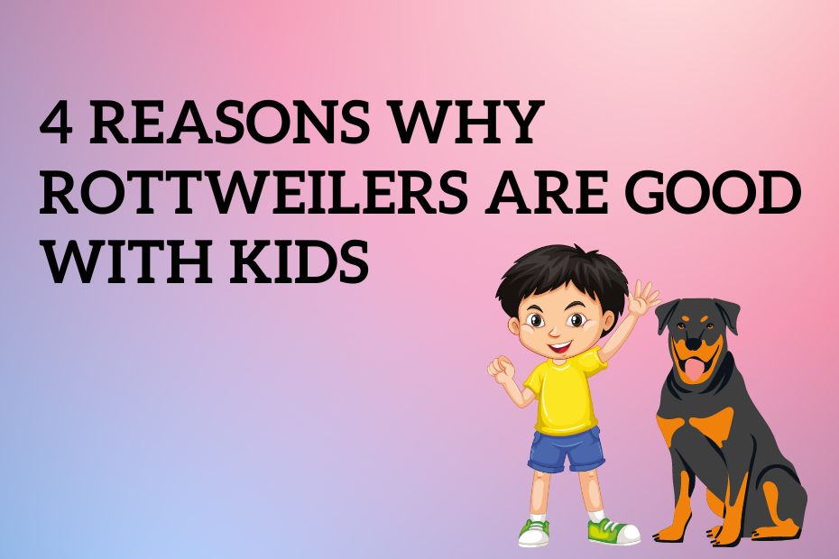 4 Reasons Why Rottweilers Are Good With Kids