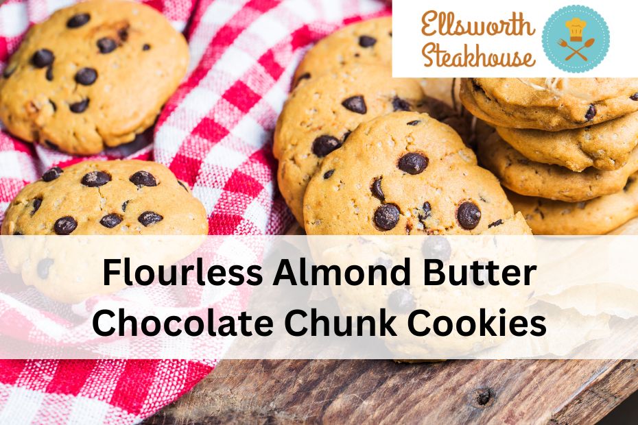 Flourless Almond Butter Chocolate Chunk Cookies