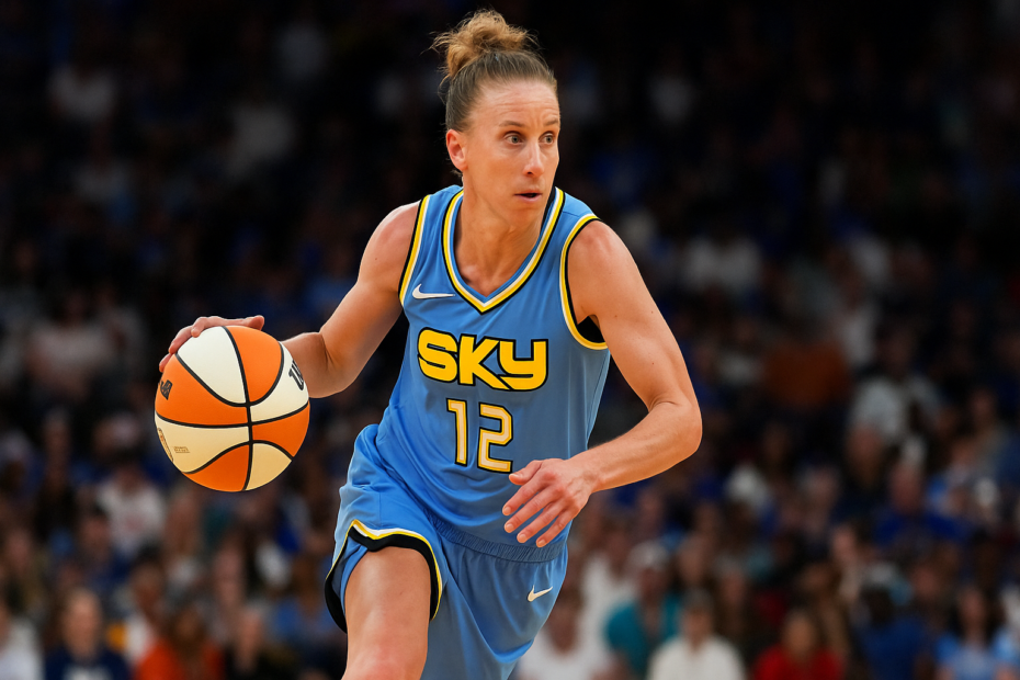 Courtney Vandersloot Becomes Chicago Sky's All-Time Leading Scorer, Surpassing Wife Allie Quigley