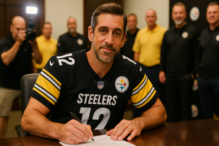 Aaron Rodgers Stuns NFL: Signs One‑Year, $13.65M Deal with Steelers!