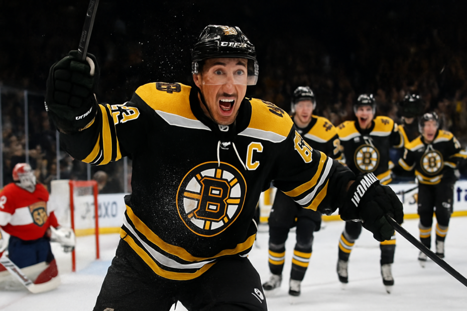 Brad Marchand’s Double-OT Stunner Shocks Panthers in Stanley Cup Thriller!