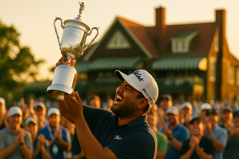 J.J. Spaun Shocks Golf World, Wins First Major at U.S. Open