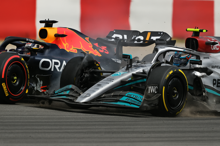 Max Verstappen Faces Backlash After Controversial Collision with George Russell at Spanish Grand Prix