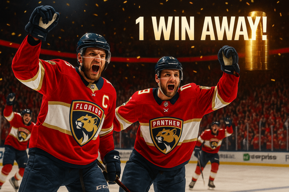 Despite a Game 4 blowout loss to the Oilers, the Florida Panthers return home with a 3-1 series lead and a shot at their first Stanley Cup. Can they close it out in Game 5?