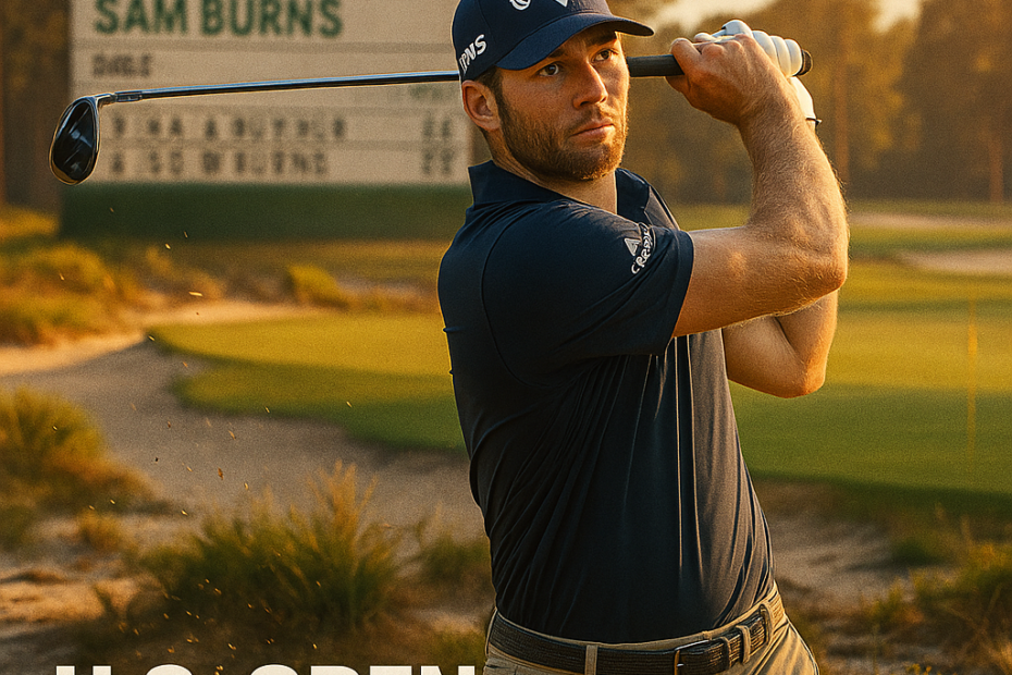 Sam Burns Holds Slim Lead at U.S. Open After Round 3 Grind