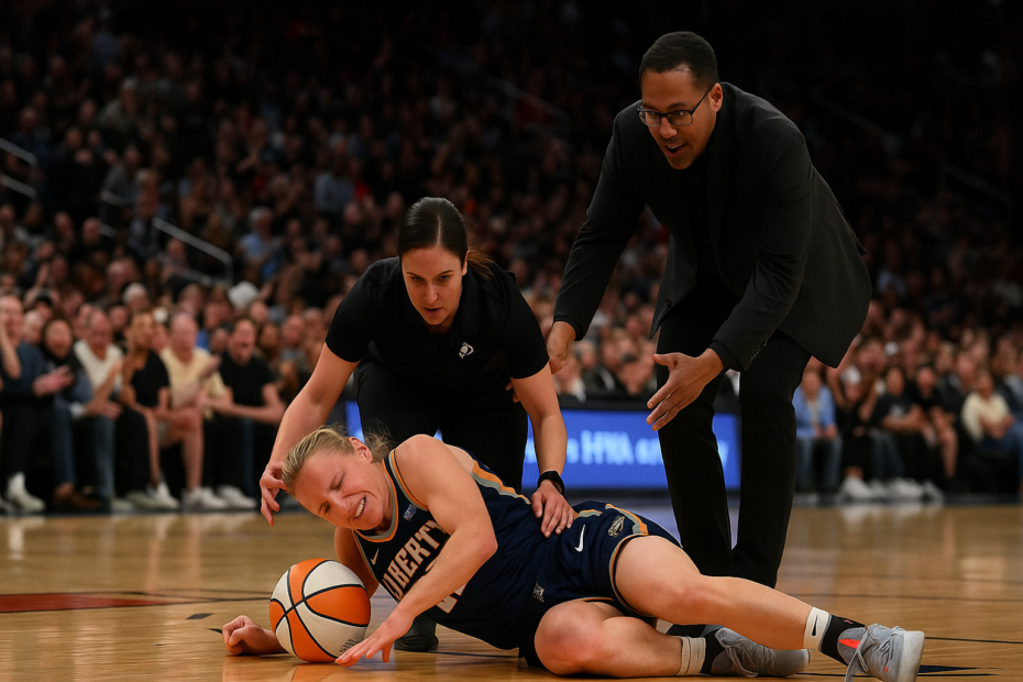 Sky’s Veteran Floor General Down: Vandersloot Exits with Knee Injury in United Center Blow