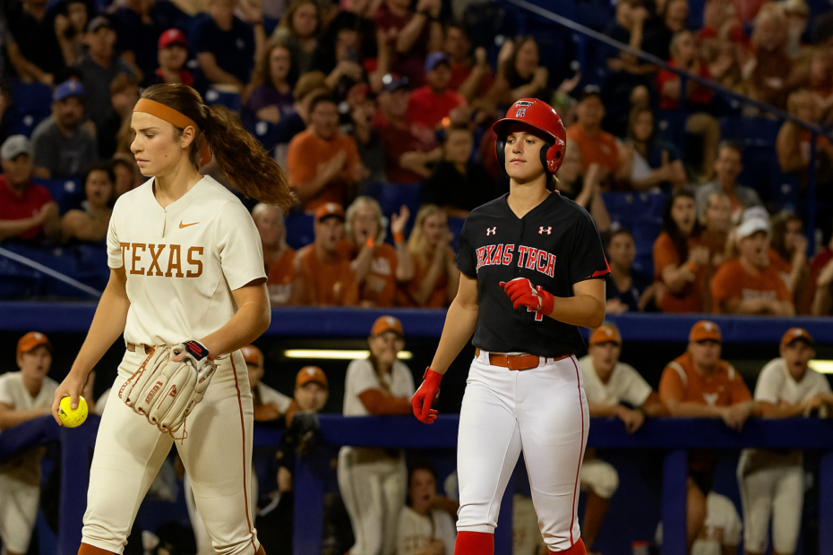 WCWS SHOCKER: Texas Walks Star Batter—Then Gets Burned!